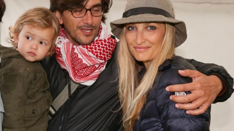 Tereza Maxová se svým partnerem Burakem Oymenem a společným synem Aidenem